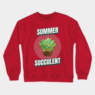 Summer Succulent Crewneck Sweatshirt
